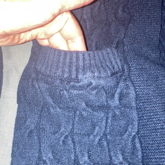 Open dark navy cardigan - Picture 4 of 8